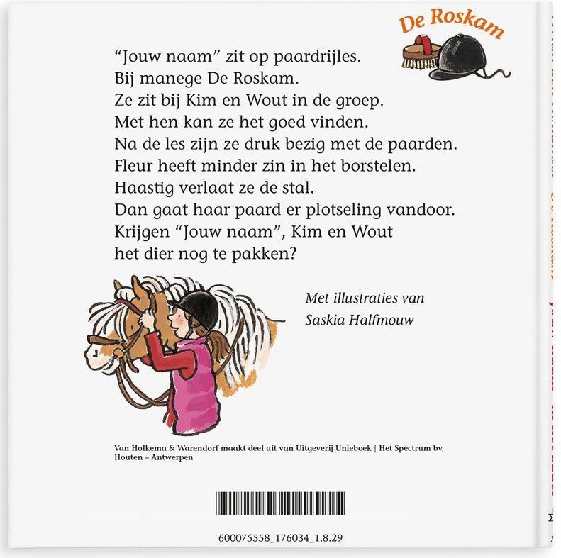 Boek met naam en foto - In het zadel - Softcover