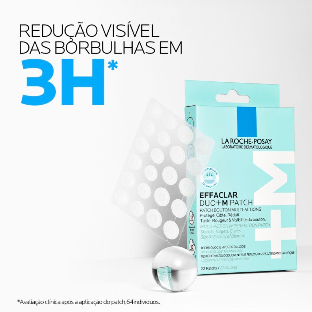 LA ROCHE POSAY  Effaclar Duo +M Patches Anti-Imperfeições - 22un