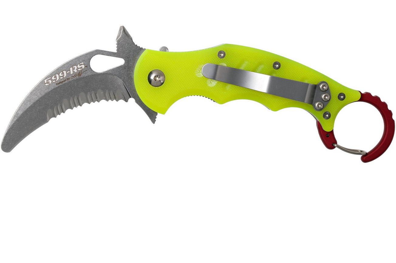Fox Mini Karambit Rescue FX-599RSY Yellow karambitmes