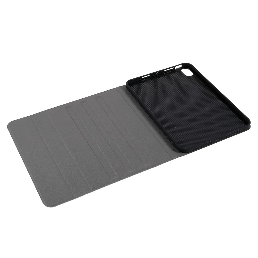 iPad Mini 7 (2024) / Mini 6 (2021) Leder Tasche Magnet Bluetooth Tastatur Abnehmbar (QWERTY) - Gold