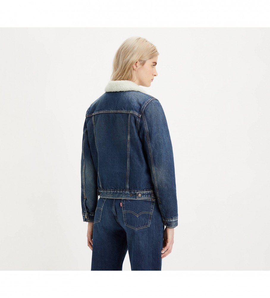 Calça jeans azul Levi’s Hunter Sherpa Trucker
