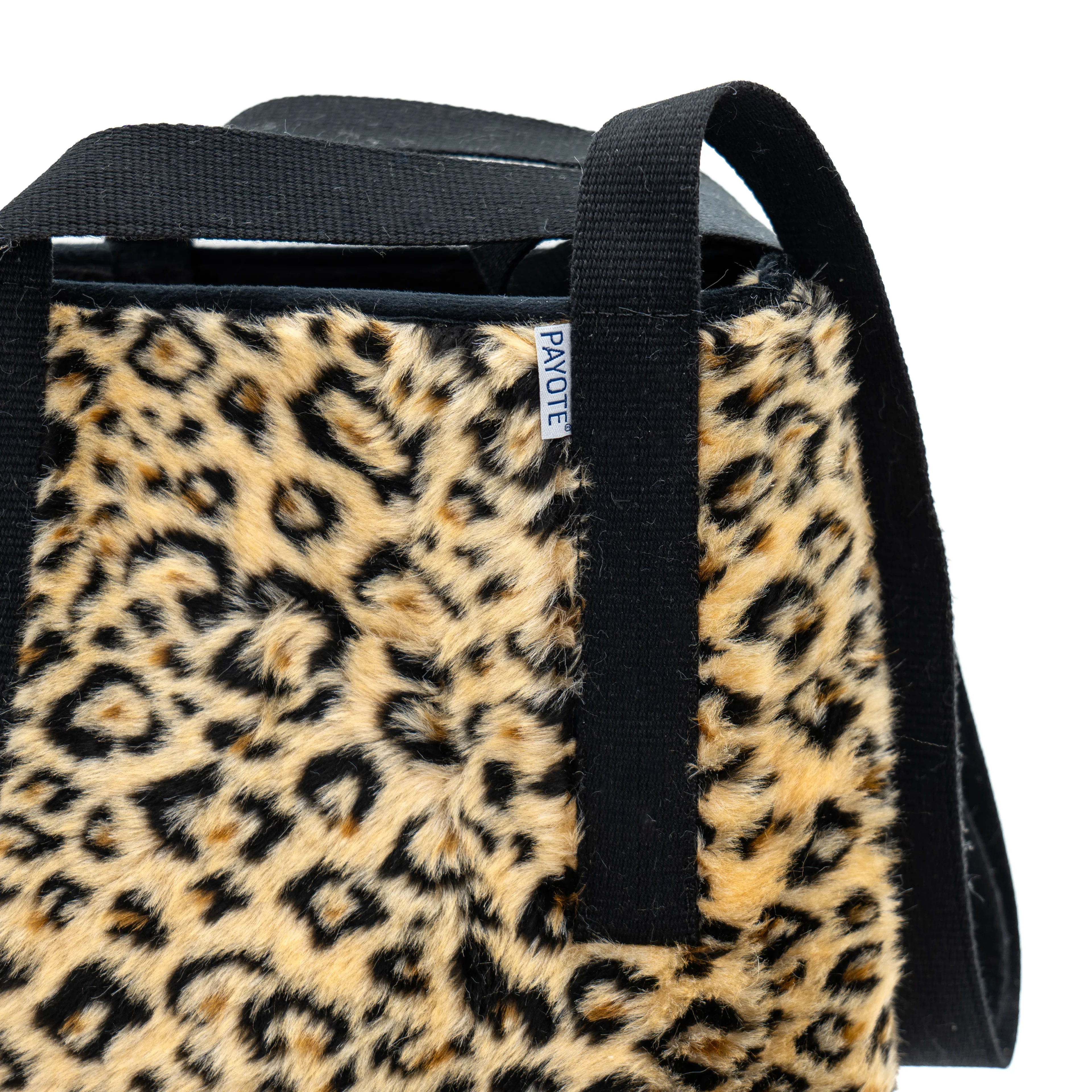 Sac espadrille Fourré Léopard