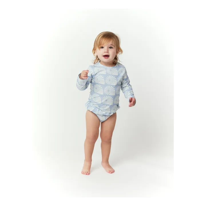Bobo Choses Exclusivité Bobo Choses x Smallable - Culotte de Bain Coquillages | Bleu ciel