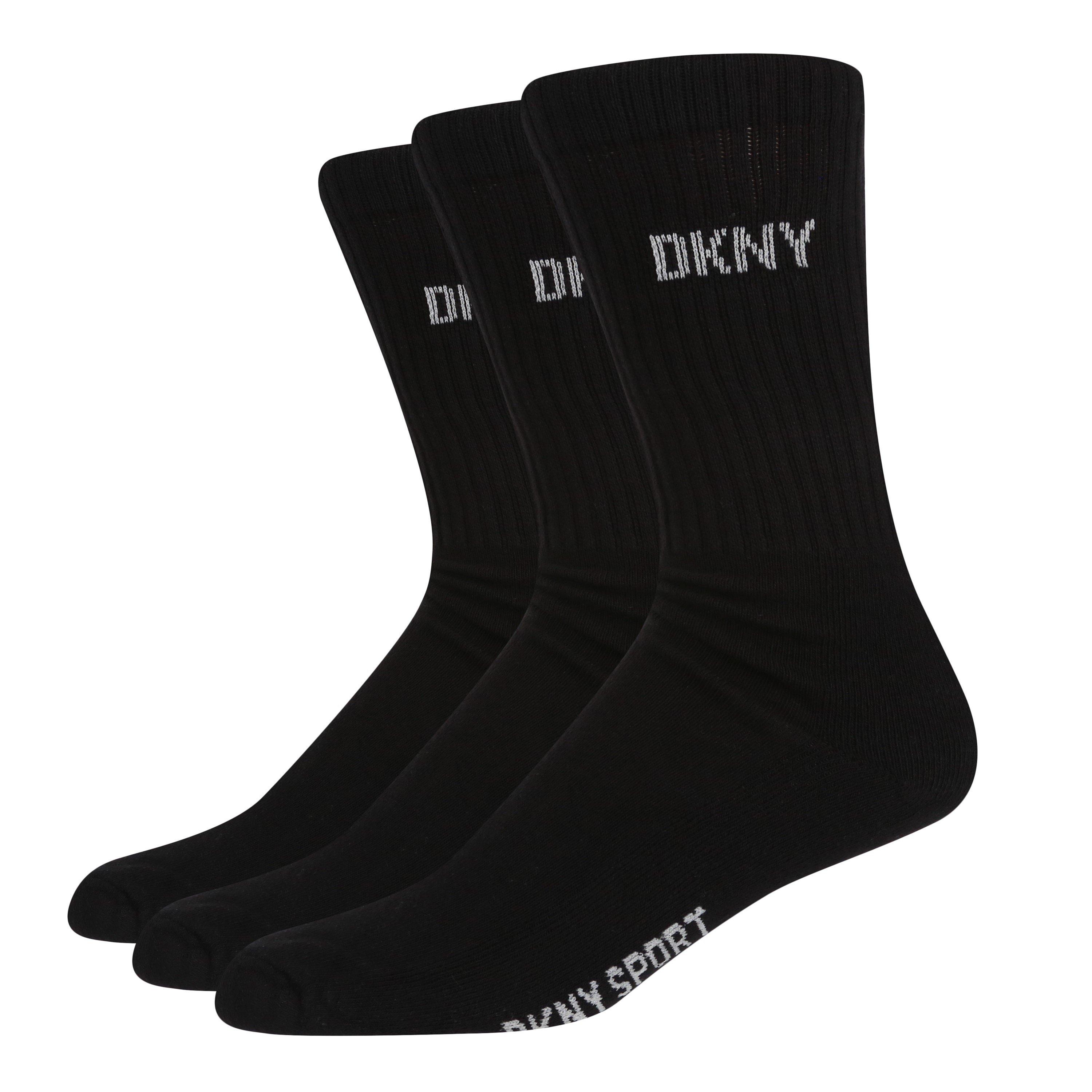 DKNY Ribbed 3 Pack Socks