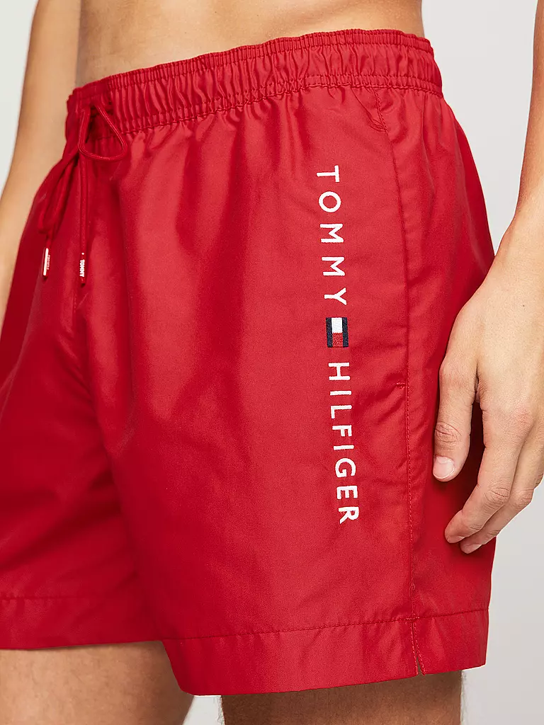 TOMMY HILFIGER Badeshorts  rot
