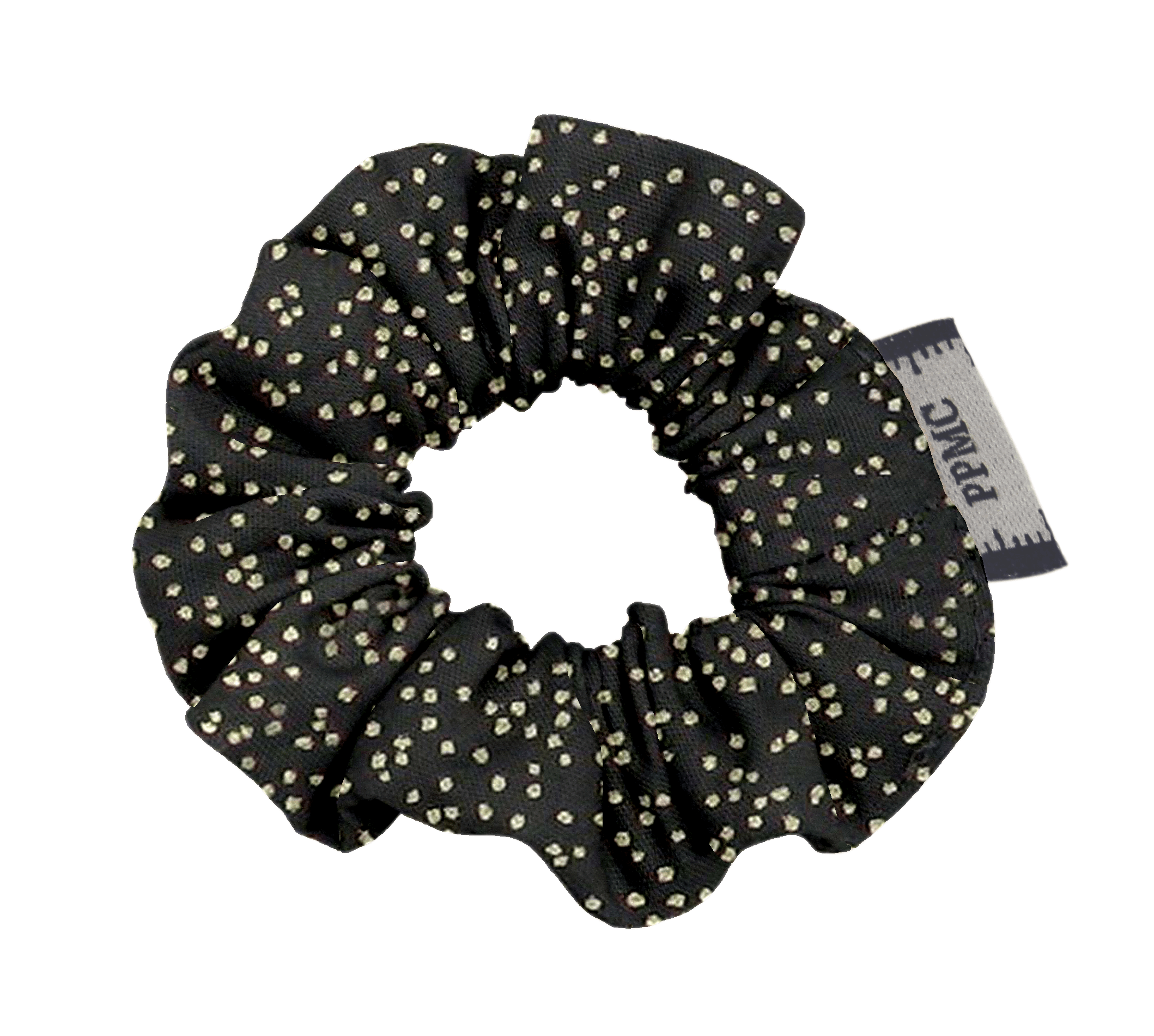 Mini Chouchou Noir Pailleté