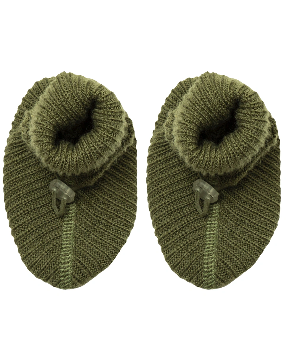 Baby-Schuhe 4005 - WOOL RIB in dark sage
