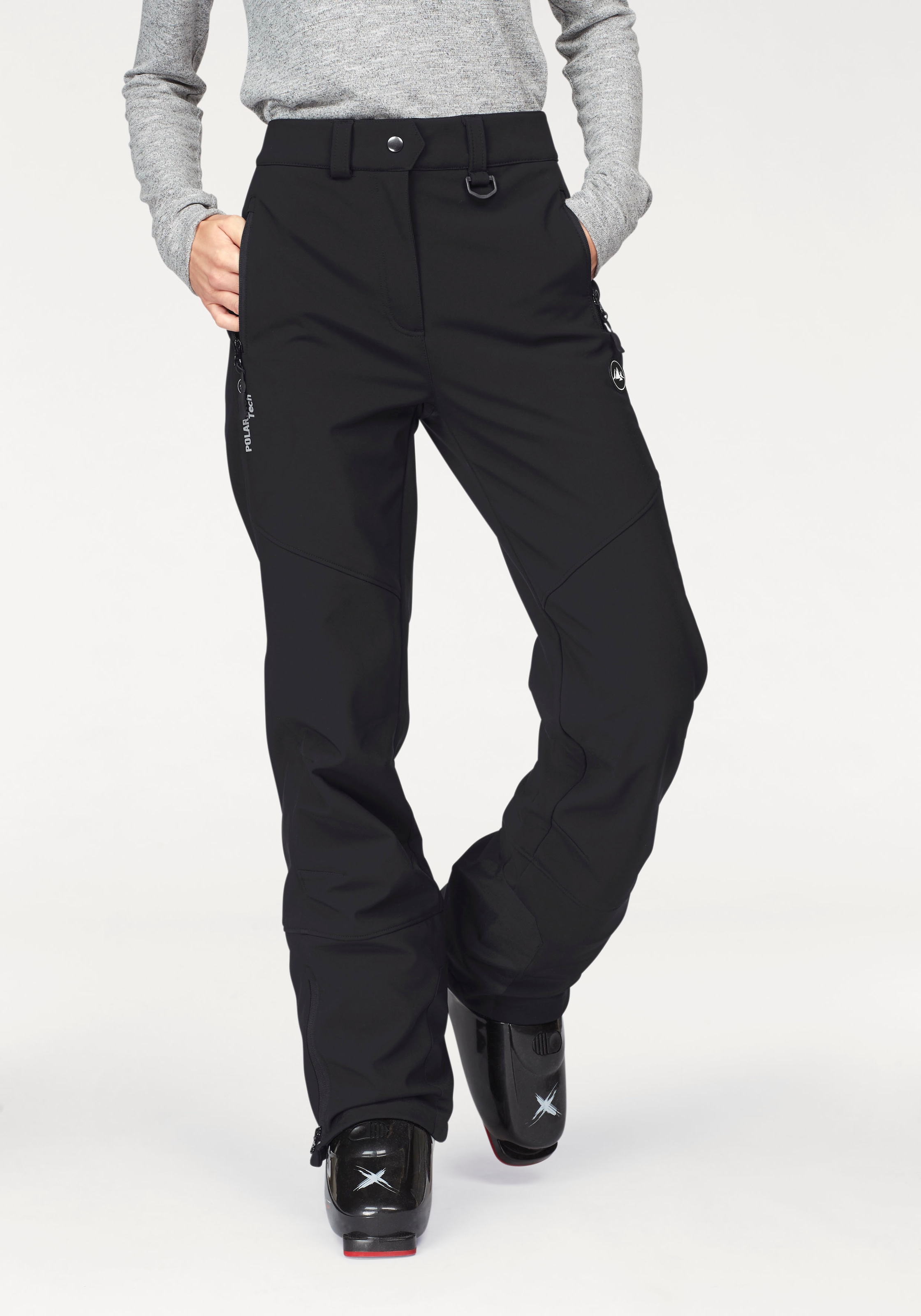 Polarino Skihose  Obermaterial wasserabweisend, windabweisend und atmungsaktiv