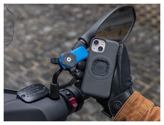 Support Smartphone Quad Lock Mirror Mount pour Rétroviseur Moto/Scooter