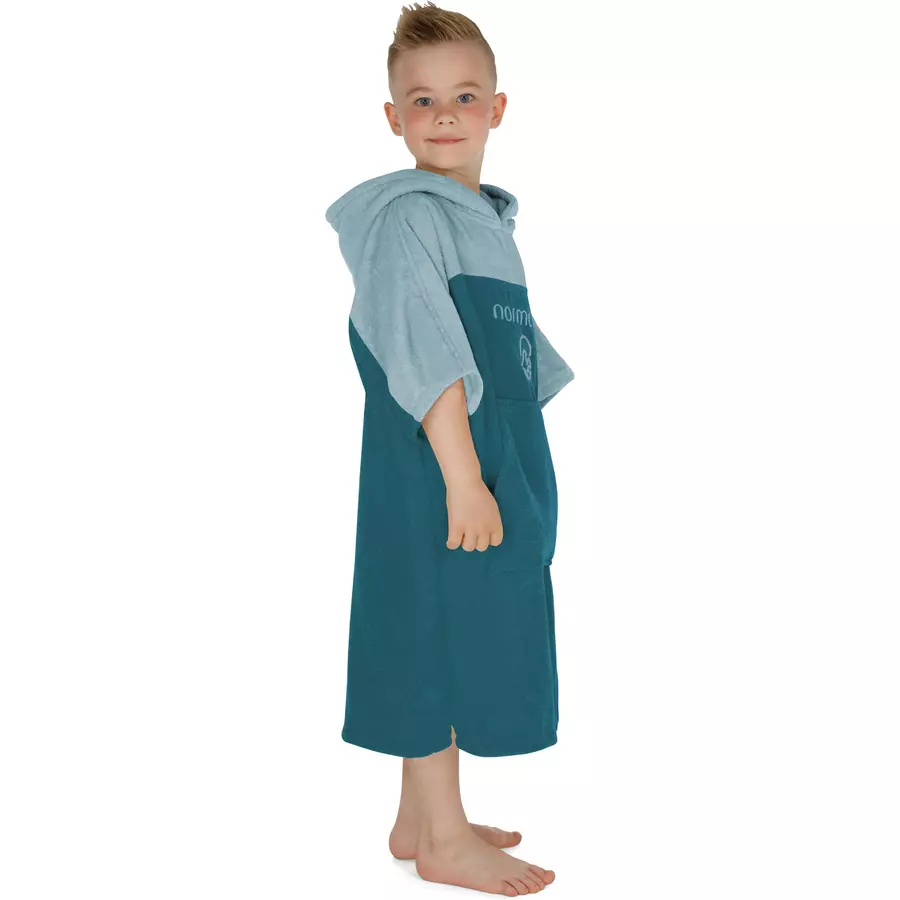 normani Kinder Badeponcho Puwai Petrol