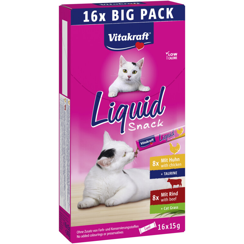 Vitakraft Liquid snack bigpack chicken en beef
