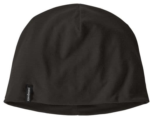 Bonnet PATAGONIA Overlook Merino Wool Liner Noir