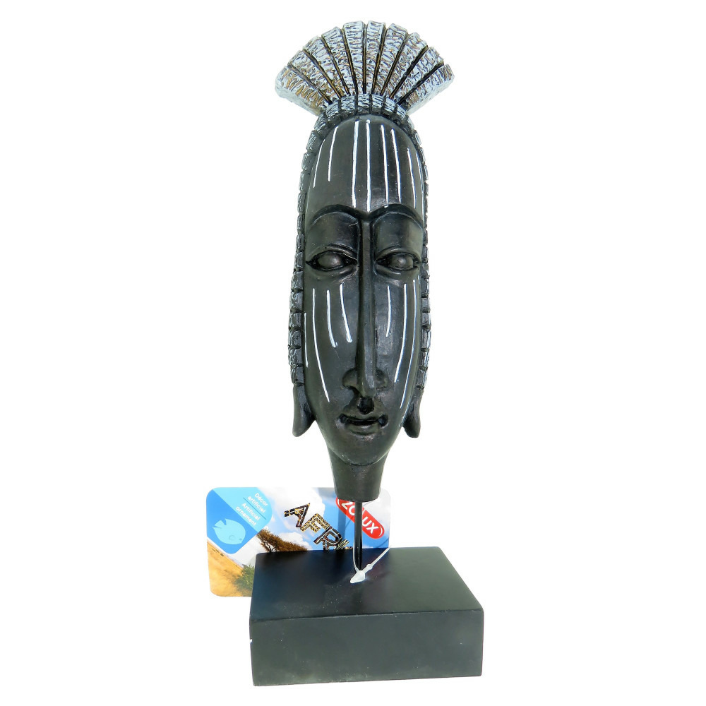 Décoration africa masque femme taille l. Aquarium.