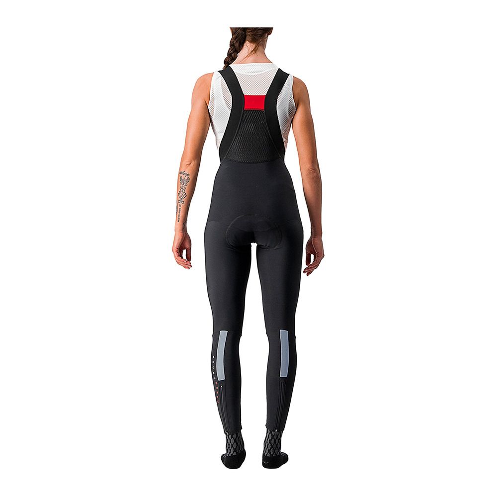 Castelli SORPASSO - Collant À bretelles Femme black/silver reflex