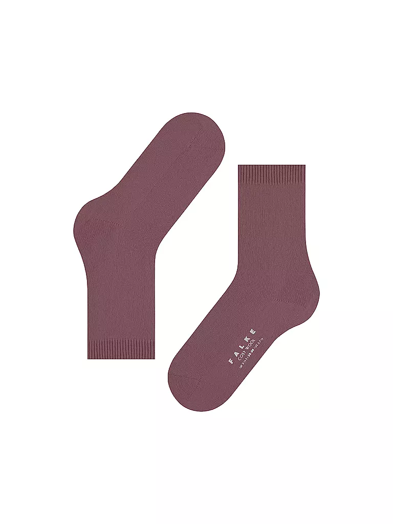 FALKE Socken COSY WOOL roan rouge rot