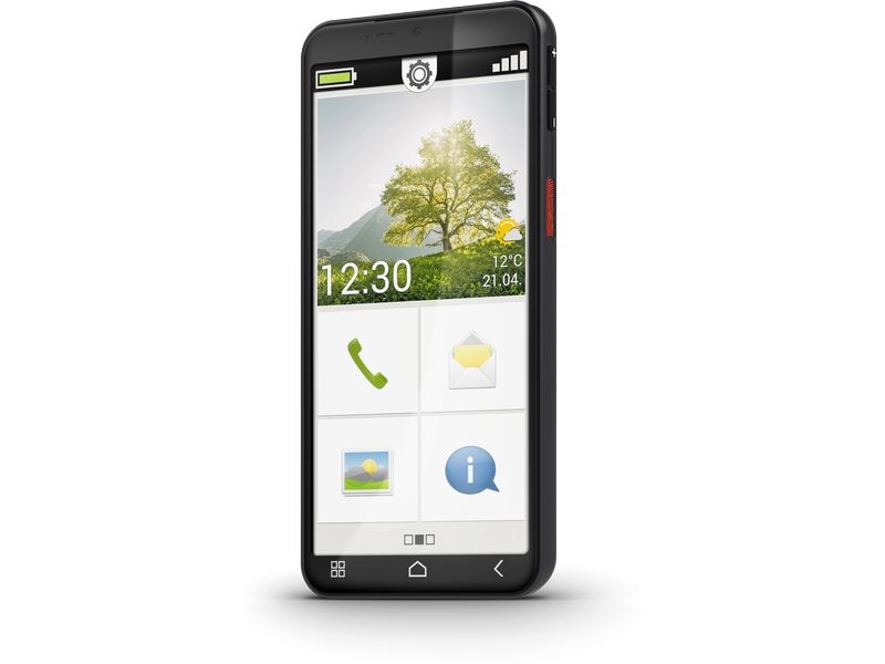 Emporia Smart ME 7 128 GB Android-Smartphone mit einfacher Benutzerführung und Panik-Taste