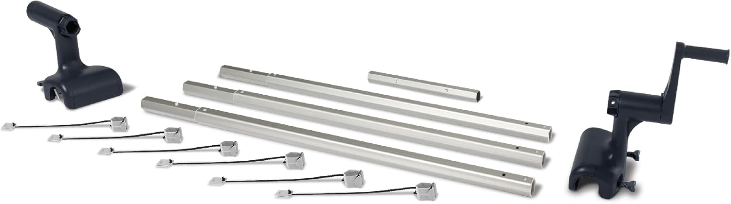 Intex 28051 – Solar-Abdeckrolle, für Pools 274–488 cm, Aluminium und PVC, Grau
