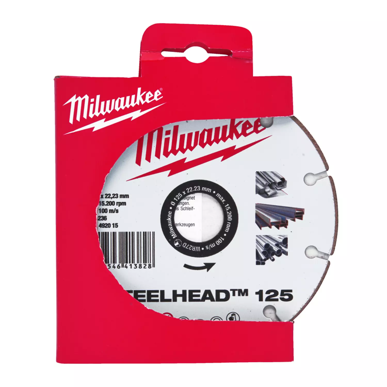 Milwaukee 4932492015 Diamantslijpschijf x SpeedCross Steelhead™ - 125mm