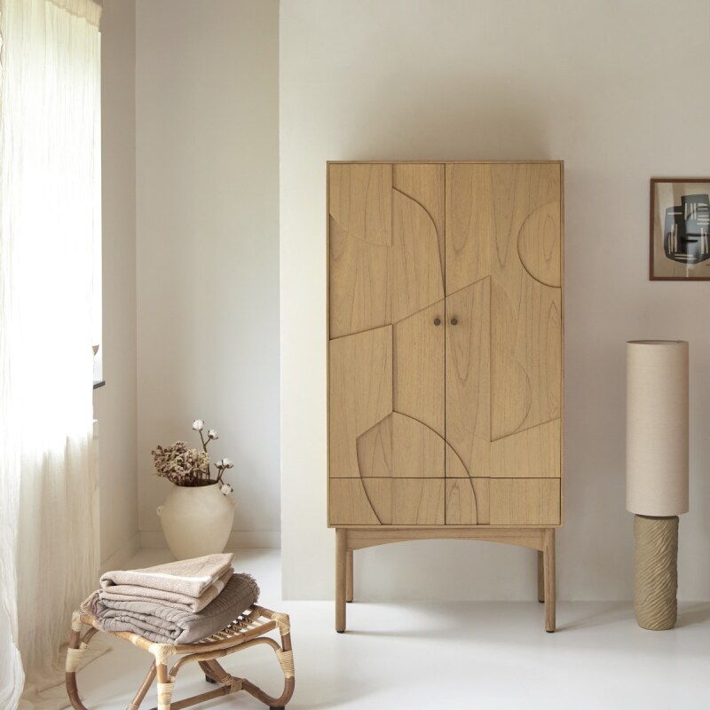 Bahut en Mindi L 90 cm Otho