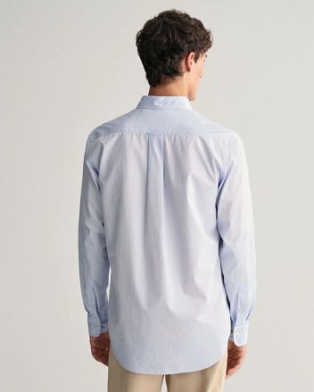 Gant Casual Overhemd Poplin Lichtblauw 3000100-455 kopen