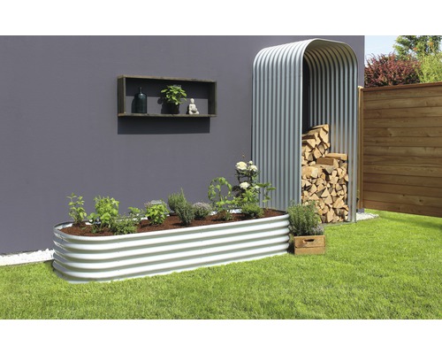 Vitavia Stretched 401 zink lumen verlengstuk 80x40,1 cm zilver