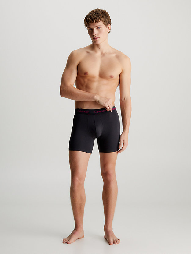Pacote com 3 Cuecas Boxer Longas - Algodão Elástico