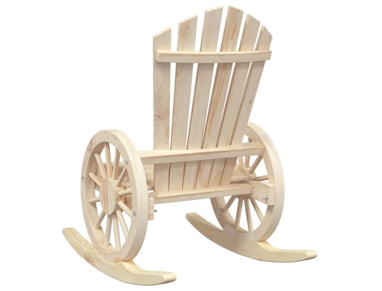 VIDAXL - Chaise à bascule Chaises à bascule adirondack 2 pcs bois de sapin massif