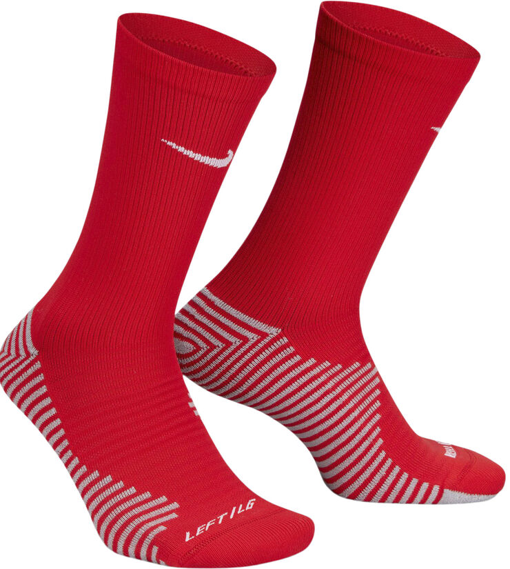 Nike Strike Soccer Crew strømper, 1 par Rød