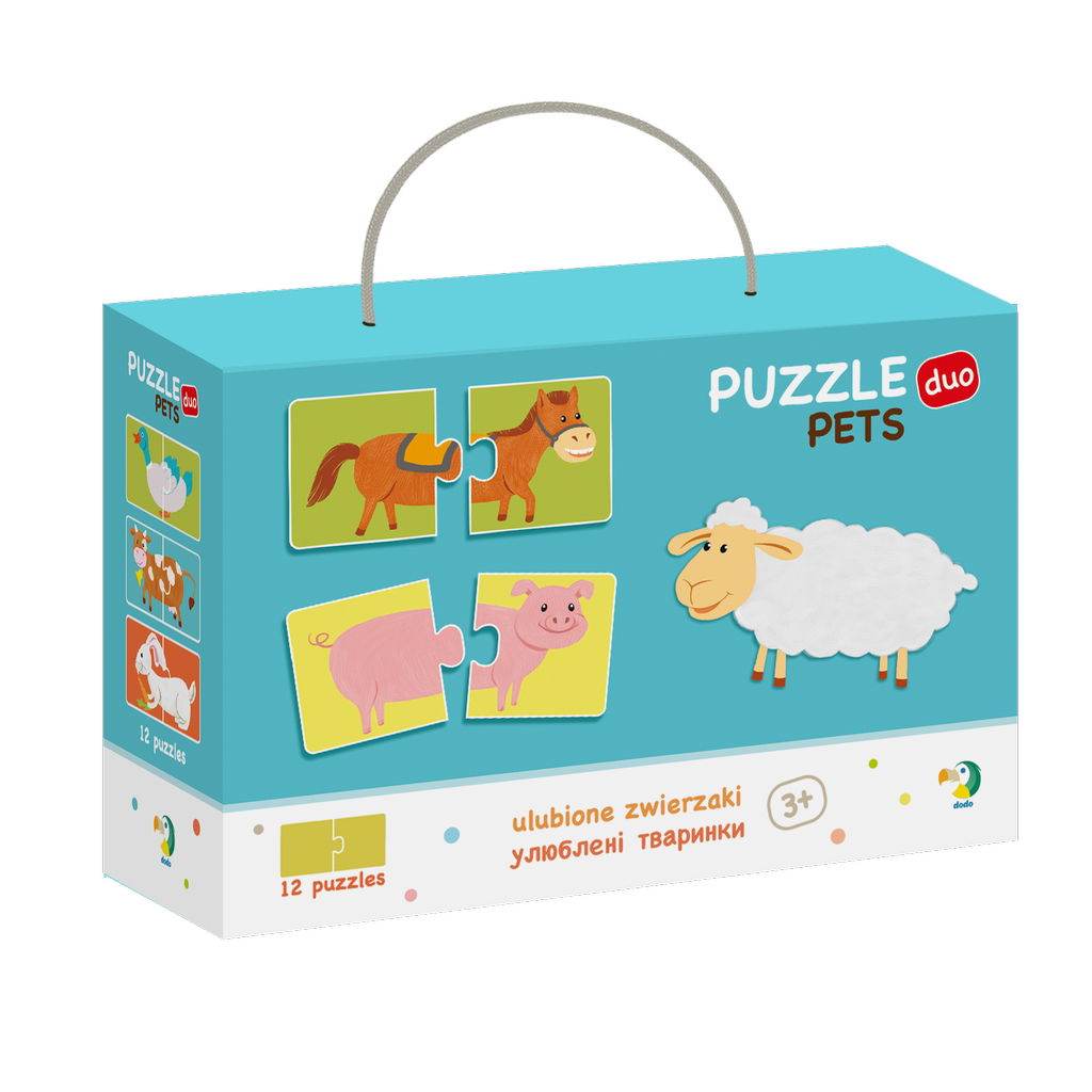 dodododo   Duo Puzzle 12er Pack Haustiere