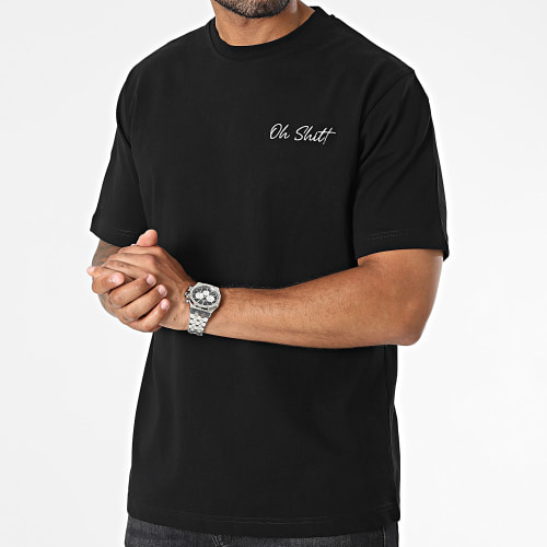 Tee Shirt Oversize Large Noir