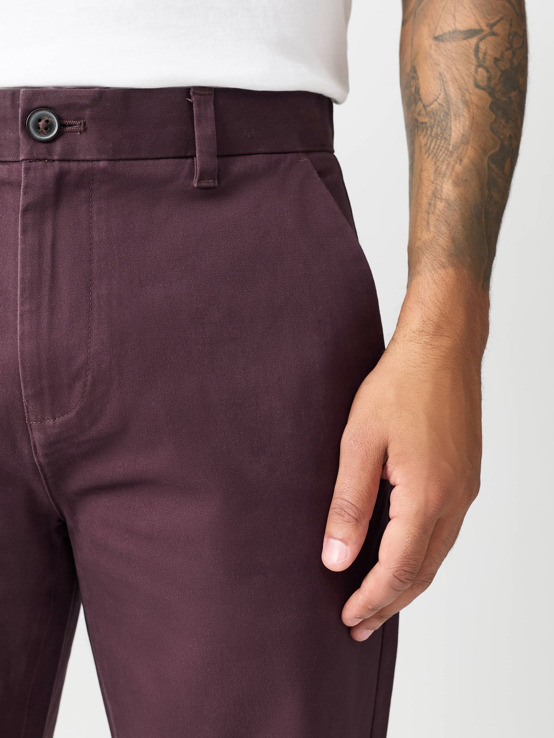 Bruin - Straight fit - Stretchy chino