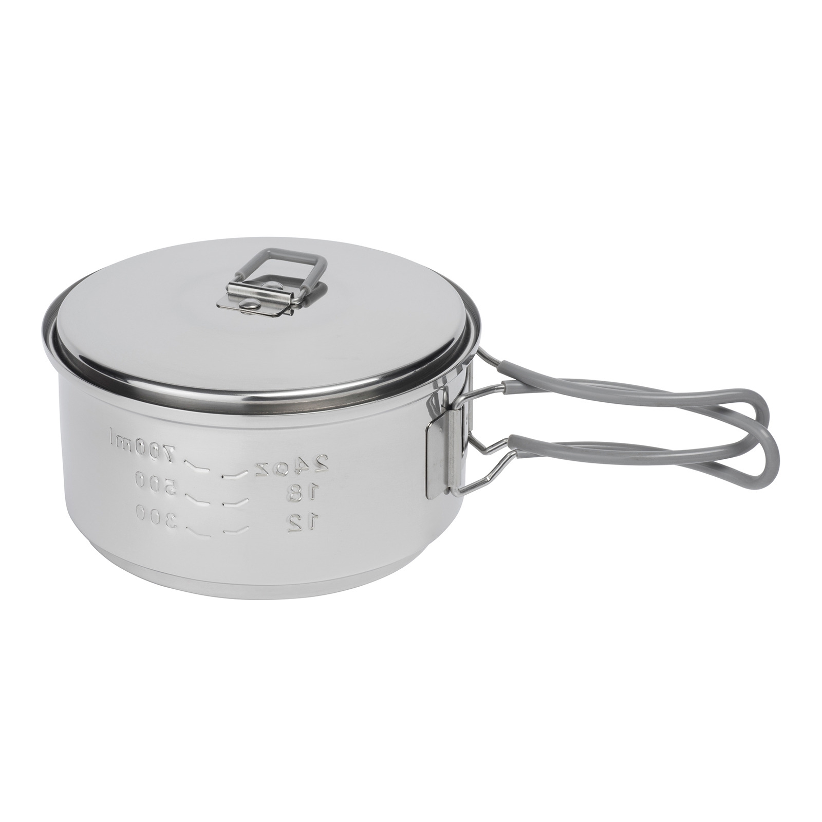 Esbit Trockenbrennstoff-Kochset, 1000 ml, Edelstahl