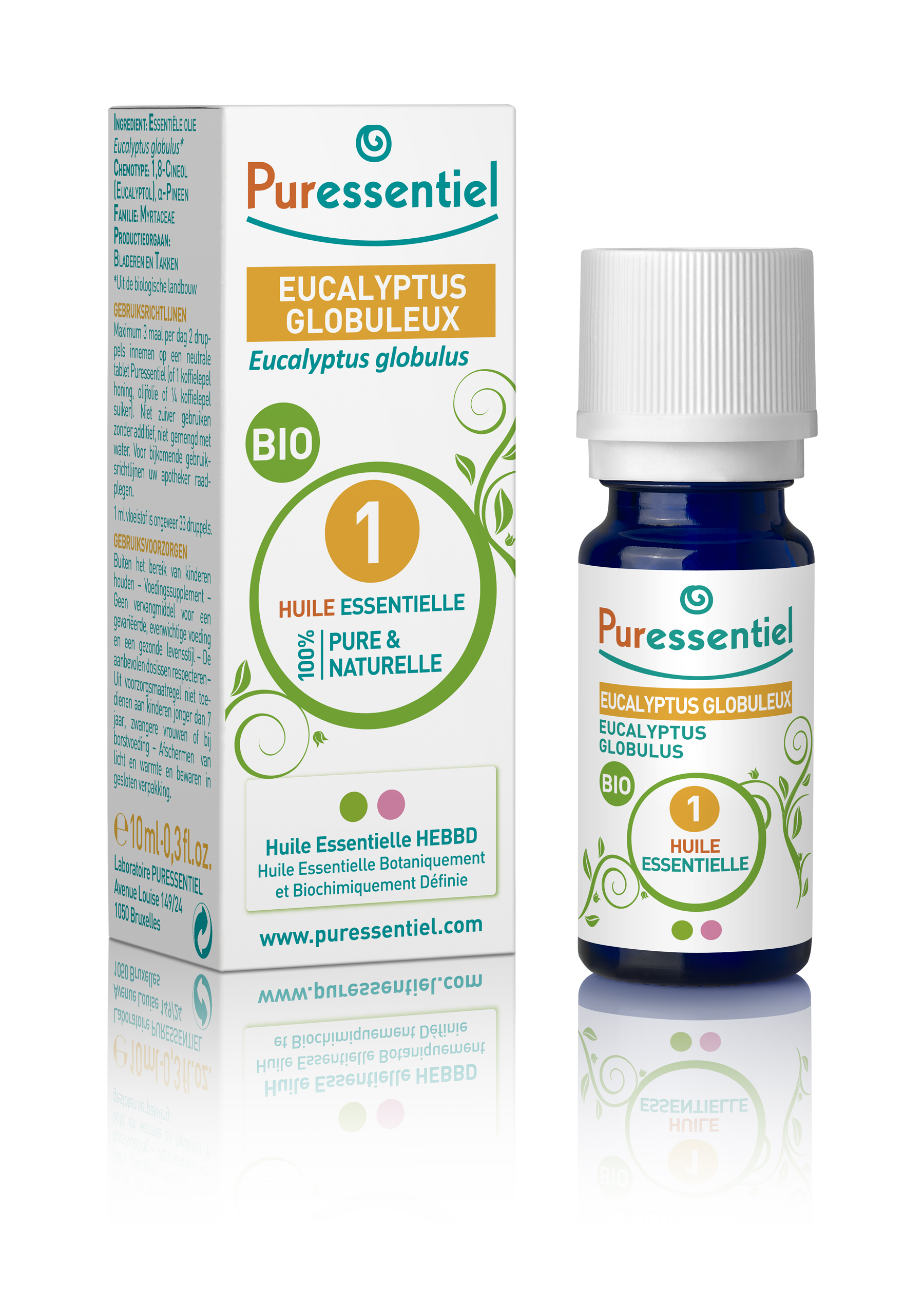 Puressentiel Eucalyptus globulus<br>10 ml, Ätherisches Öl, Bio