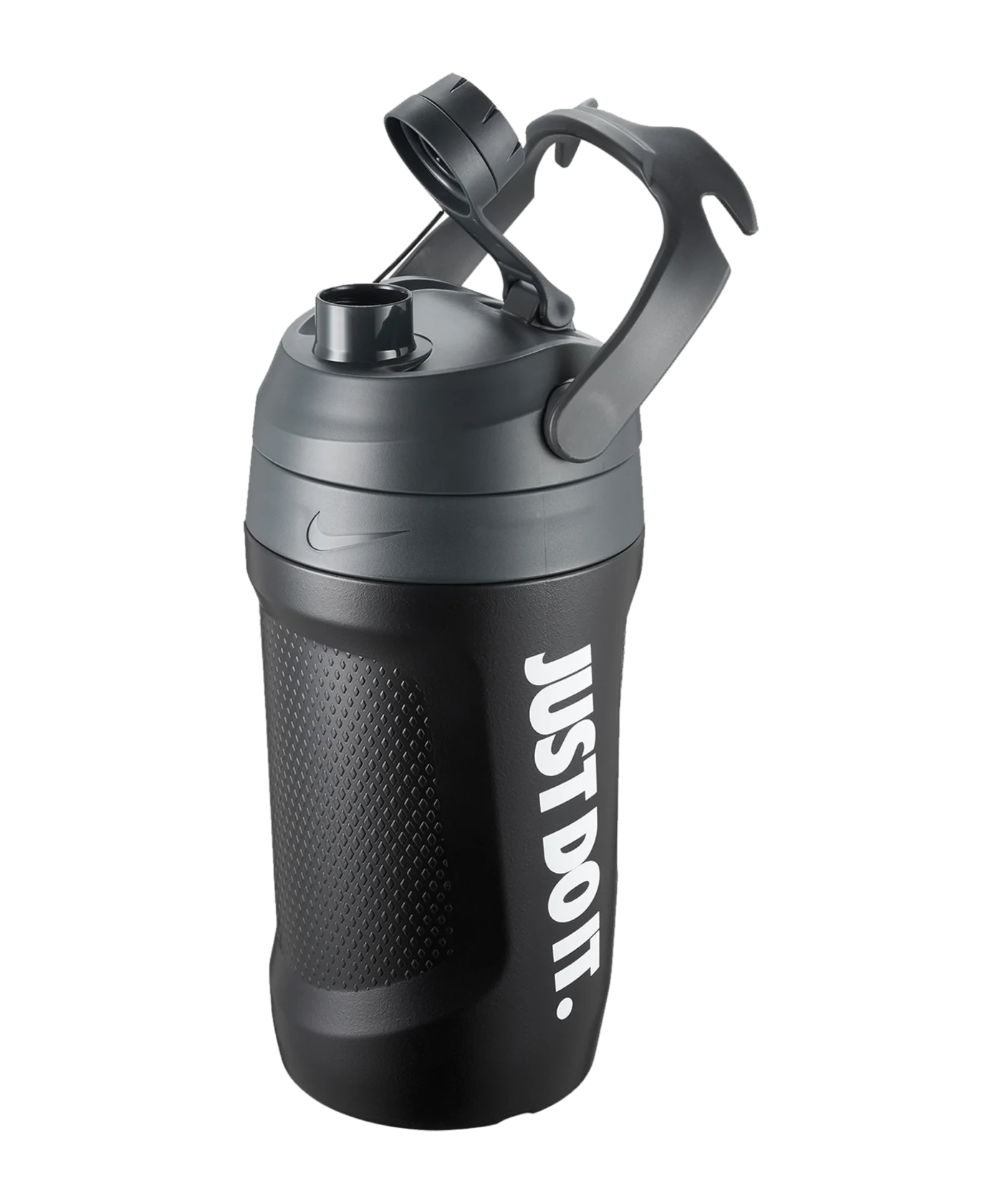 Nike Fuel Chug Trinkflasche Schwarz Grau F058