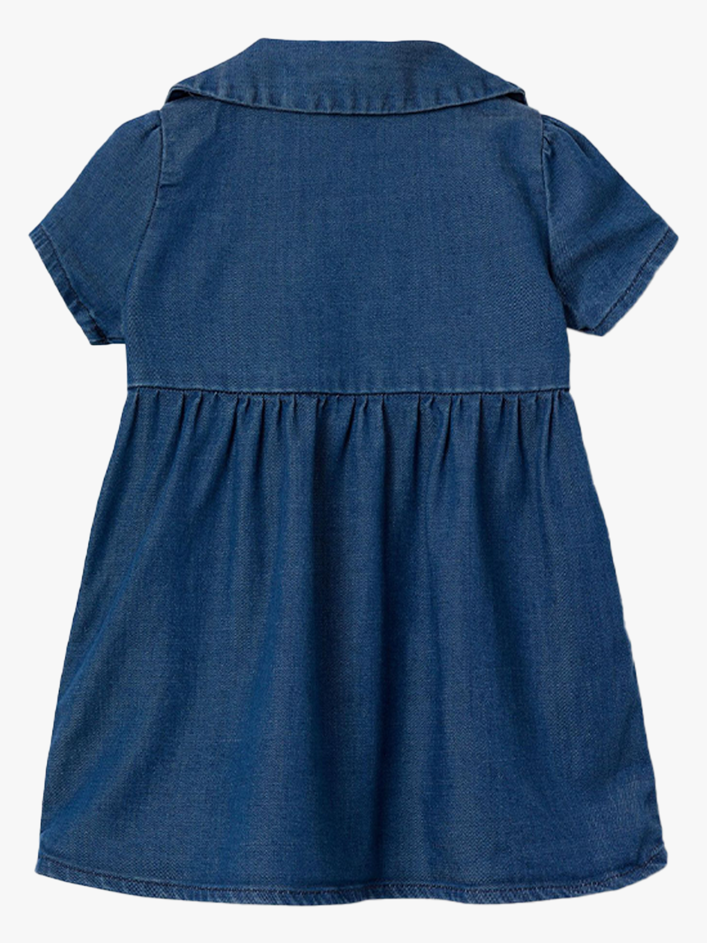 Fliva Short Sleeve Denim Dress