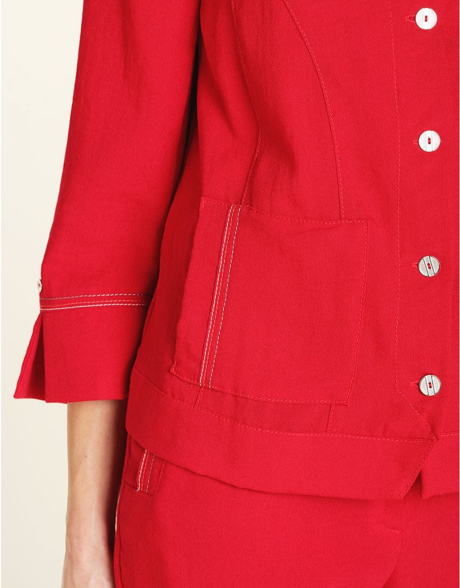 Veste chic rouge