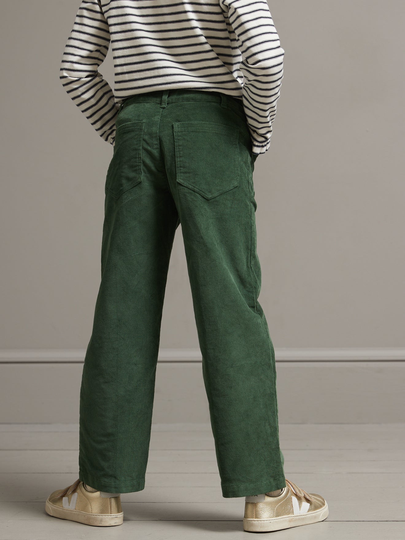 Pantalon large Fille en velours