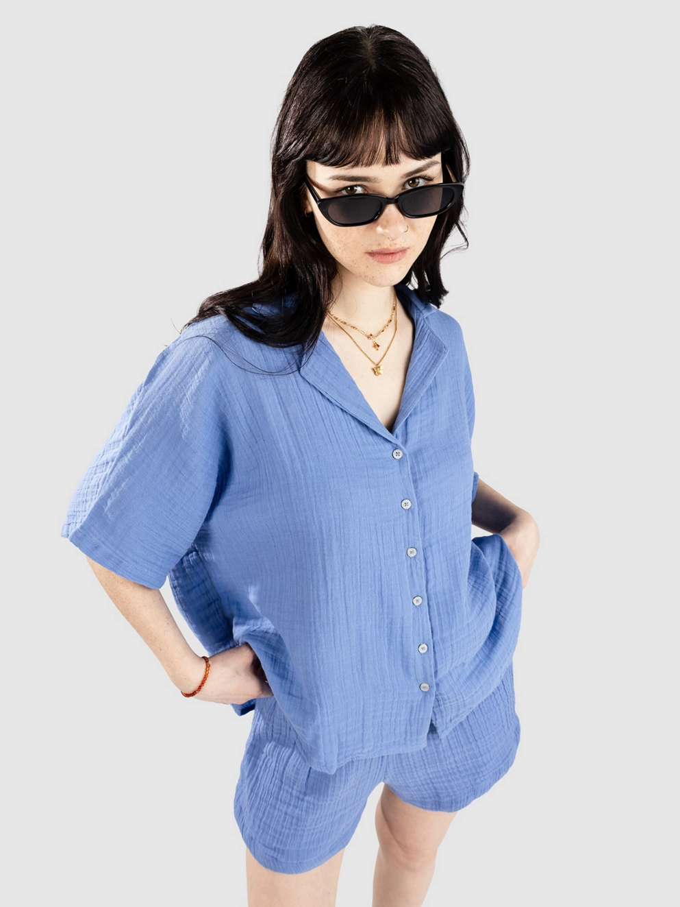 Rip Curl Premium Surf Shirt blue