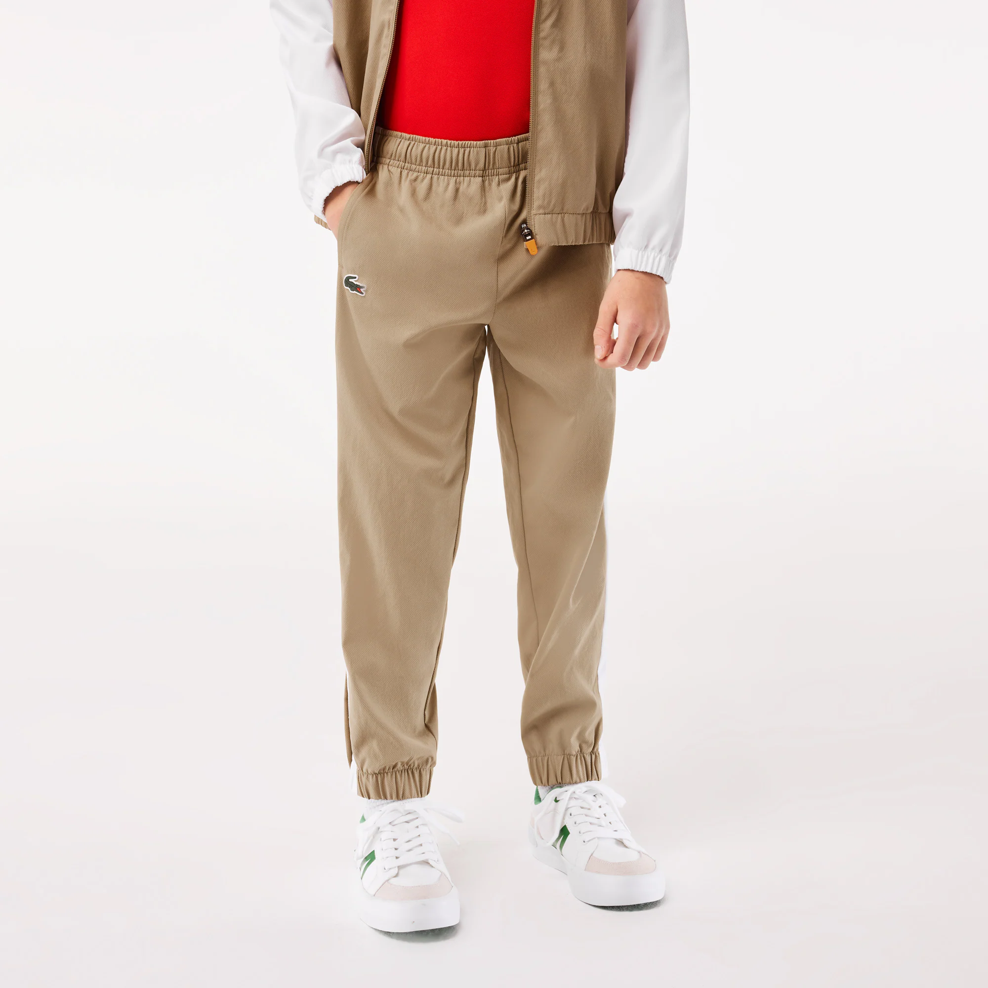 Jungen LACOSTE TENNIS x Daniil Medvedev Jogger-Set Trainingsanzüge - Weiss - Lacoste - Jungen