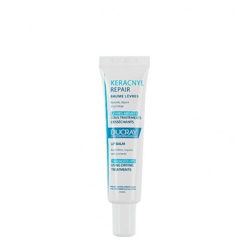 Ducray Bálsamo Labial Keracnyl Repair, reparador dos lábios danificados por tratamentos antiacneicos orais 15 ml