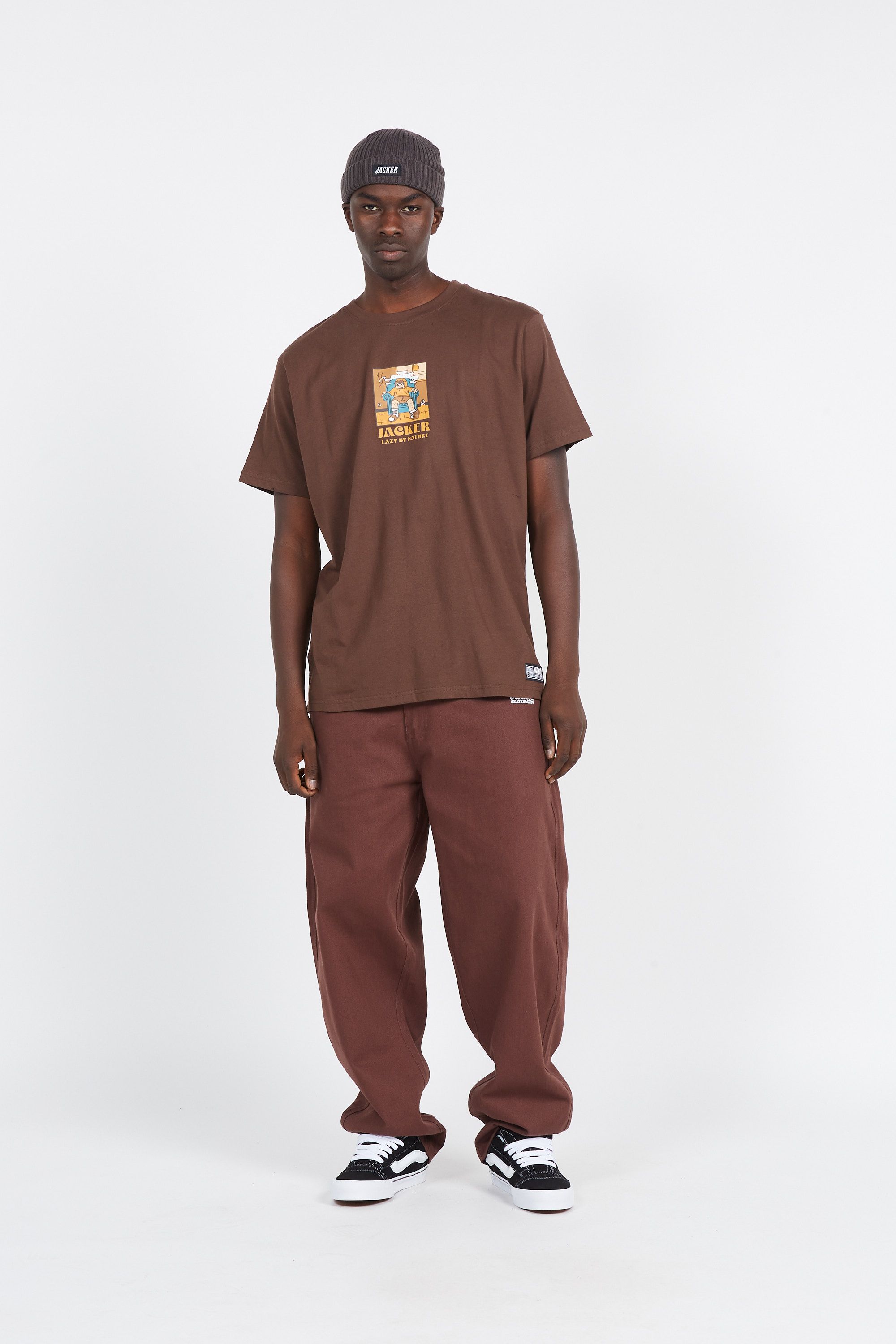 JACKER T-shirt  Lazy Marron