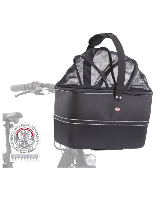 Trixie Fietsmand Stuur - Hondenfiets-accessoires - 41x47x29 cm 2042 g Zwart