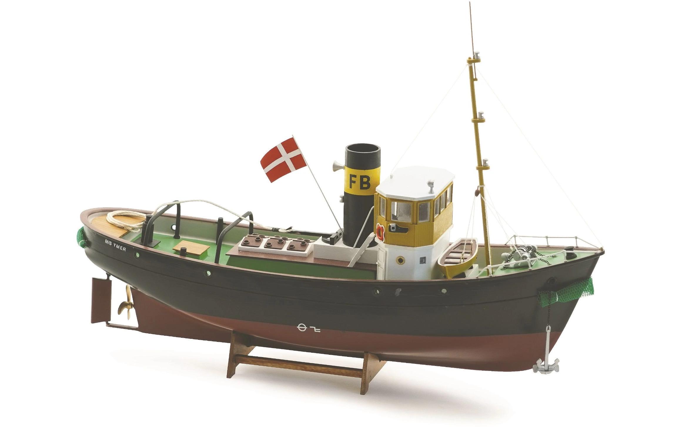 Bausatz Ymer 1:60, 380 mm<br>Detaillierter Schiffsmodellbausatz