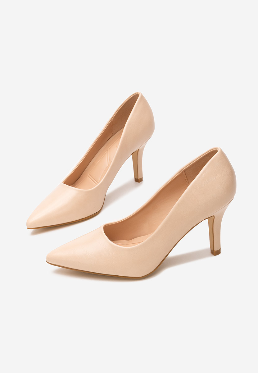 Chaussures stiletto beige Marylyn