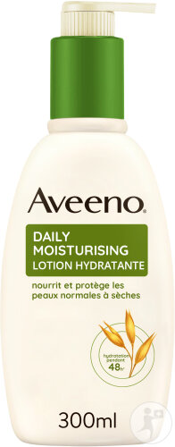 Aveeno Daily Lotion Hydratante Peaux Normales À Sèches Flacon Pompe 300ml