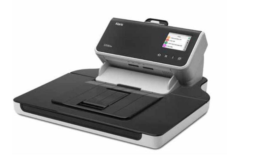 Flachbettscanner A4/Legal<br>Flachbettscanner zum Scannen gebundener oder empfindlicher Dokumente