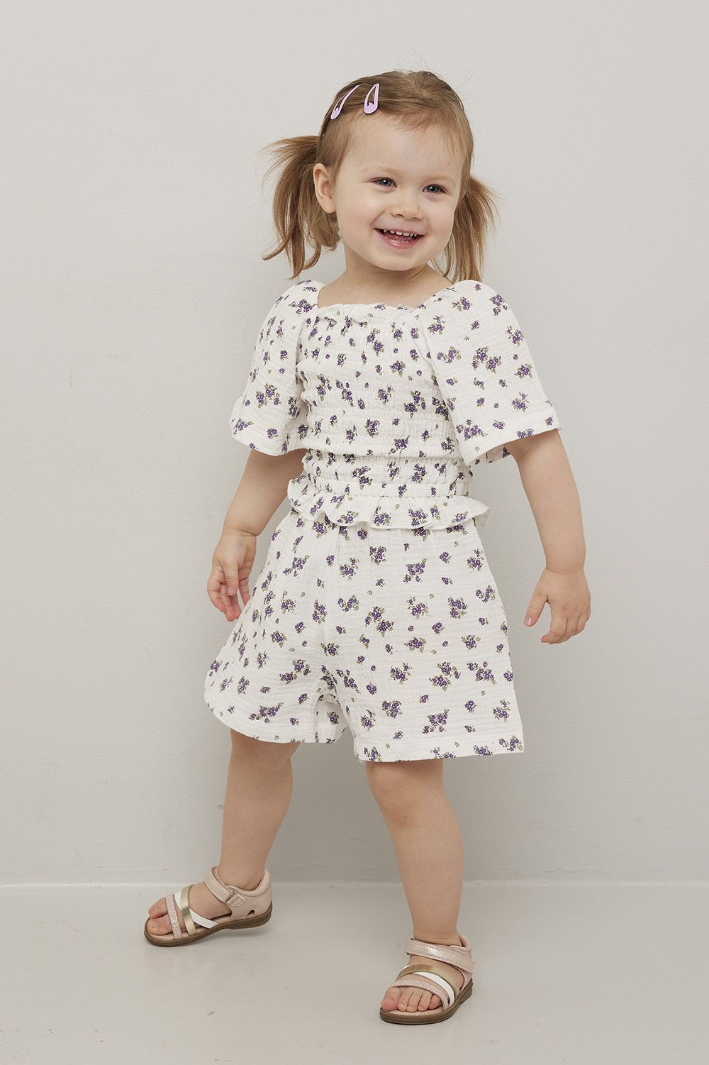 Jumpsuit i musselin Petunia