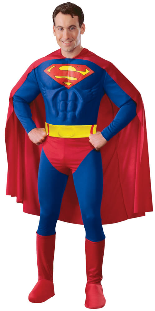 Kostüm Superman MChest Adult Gr.L