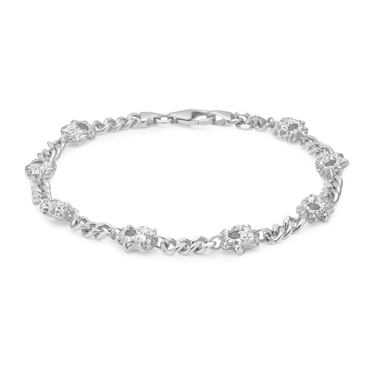 IX Studios Rock Curb Armbånd 22 kt. Sølv DMV0339SL