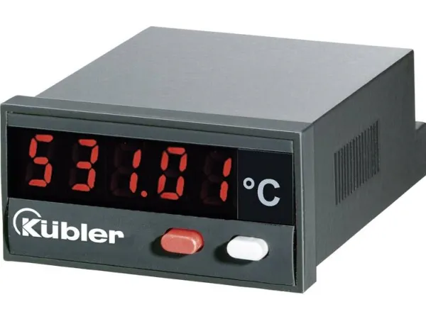 Kübler Automation CODIX 531 Digitalt installationsmåleudstyr - 19999 til   99 999 °C Indbygningsmål 45 x 22 mm Kalibreret (ISO)